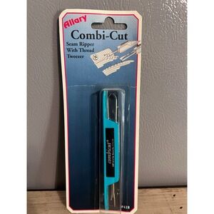 Allary Combi-Cut Seam Ripper with Thread Tweezer Tool for Sewing